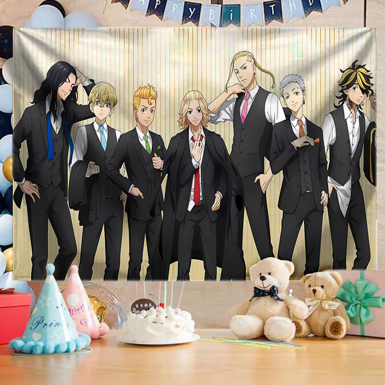 Thumbnail: Anime Bleach \ Chainsaw Man \ Haikyuu Wall Hanging | Birthday Party