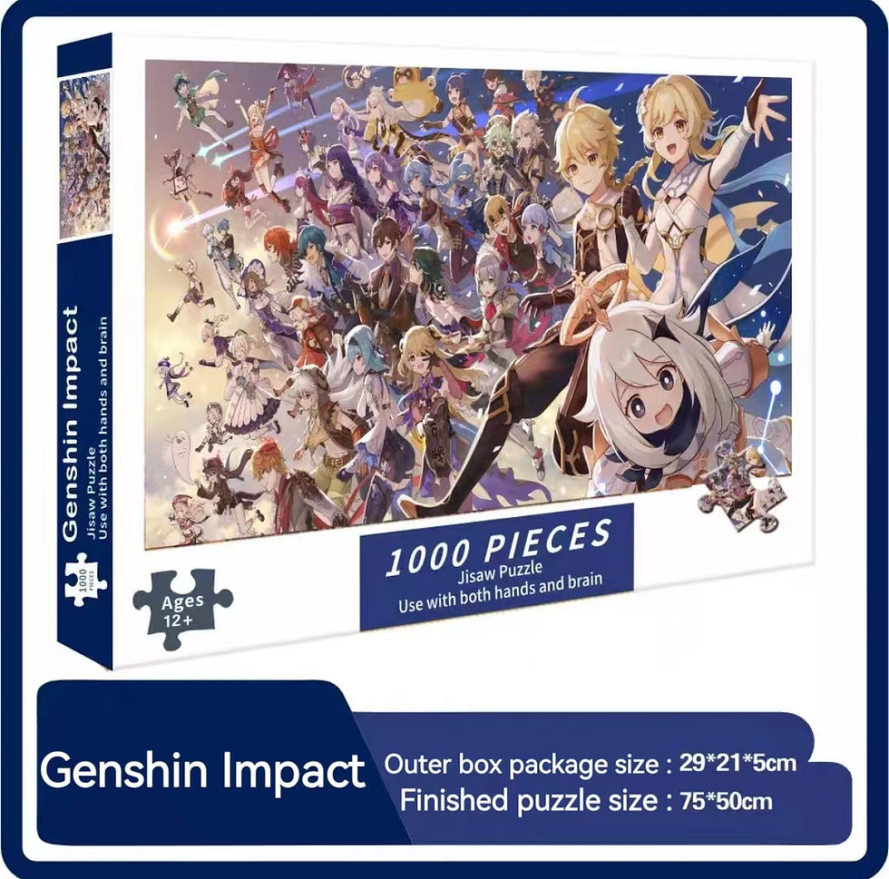 Thumbnail: Anime Naruto/One Piece/Dragon ball/Demon Slayer/Genshin/Pikachu Jigsaw puzzle
