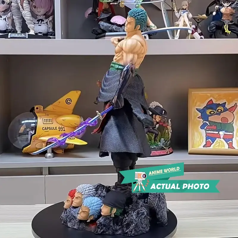 Thumbnail: One Piece Zoro Carrying Sword 5 Head Versions 50cm
