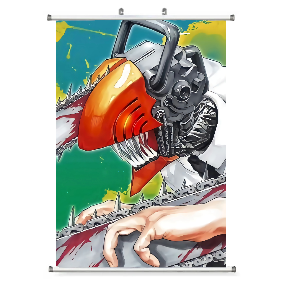 Thumbnail: Anime Chainsaw Man / Bleach / SPY×FAMILY / Gundam Wall Scroll