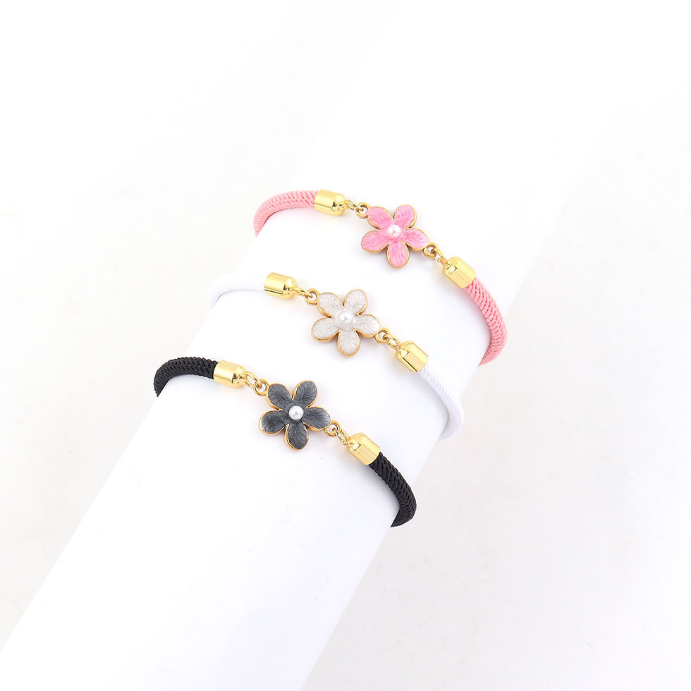 Pulsera nylon blanca