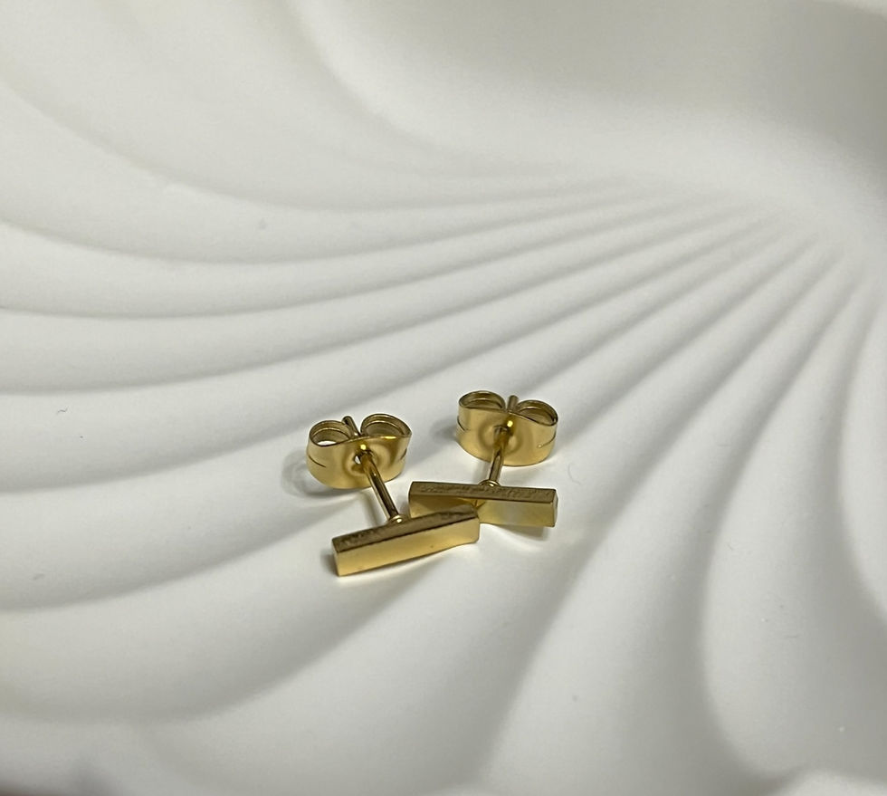 aretes joyería de acero inoxidable mayoreo