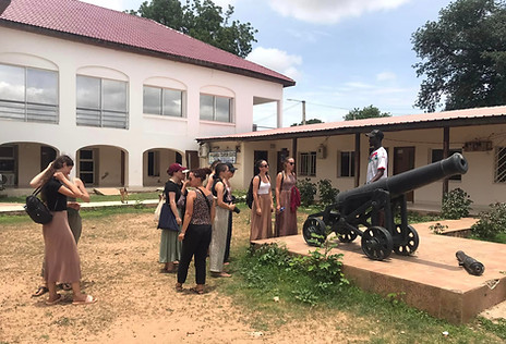 Cannon at the governors office