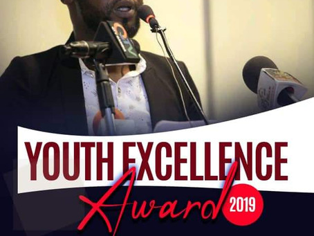 Our Director, Omar Jammeh, wins 2019 Youth Excellence Award