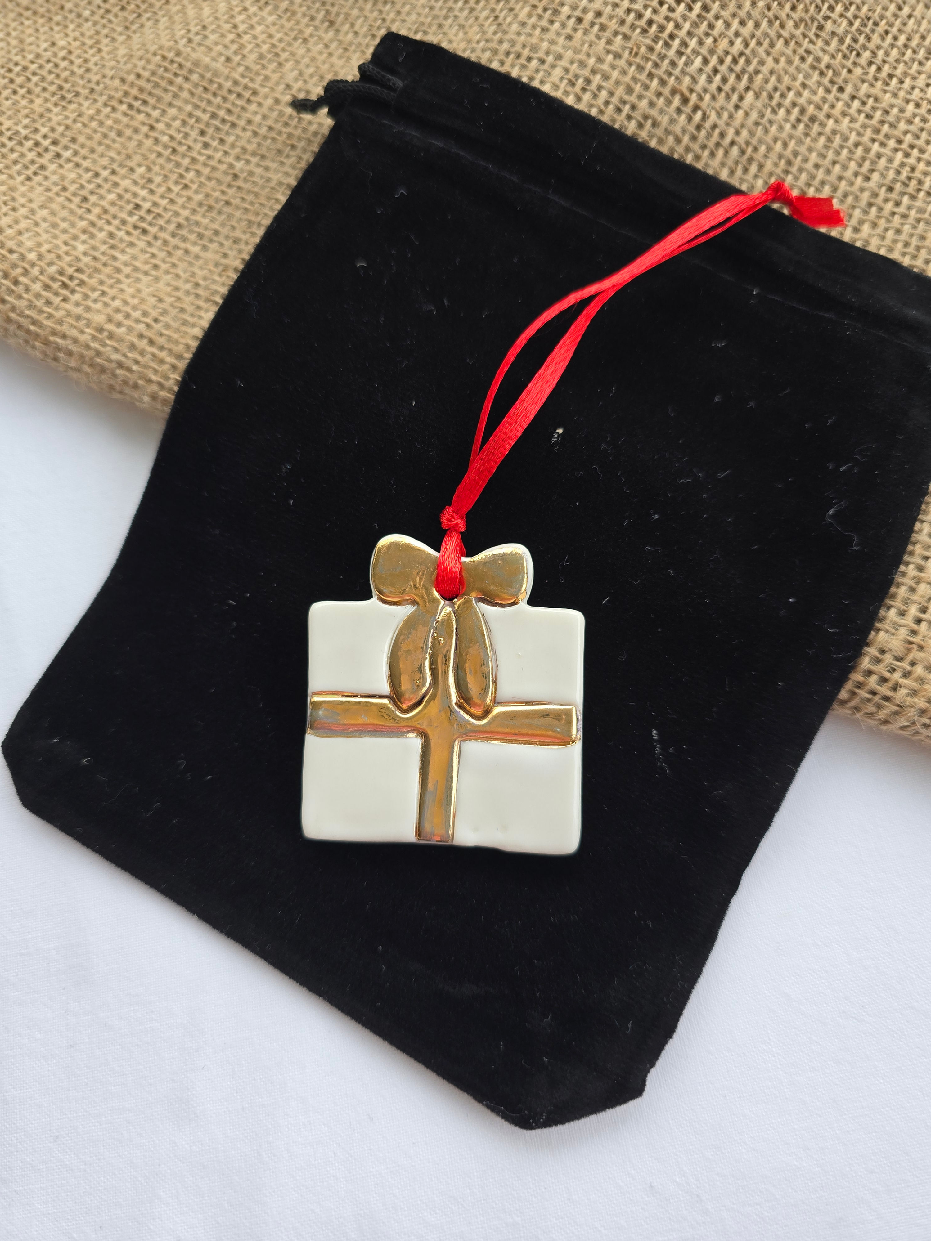 Porcelain Christmas Present