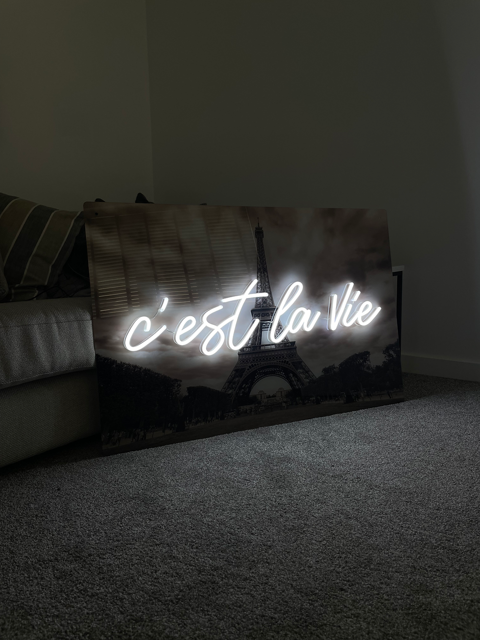 Thumbnail: C'est La Vie Neon Sign