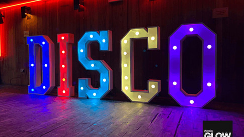 Disco Letter Lights