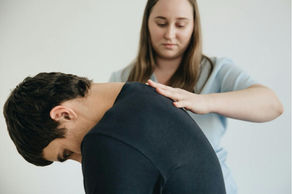 Chiropractor doing an adjustment