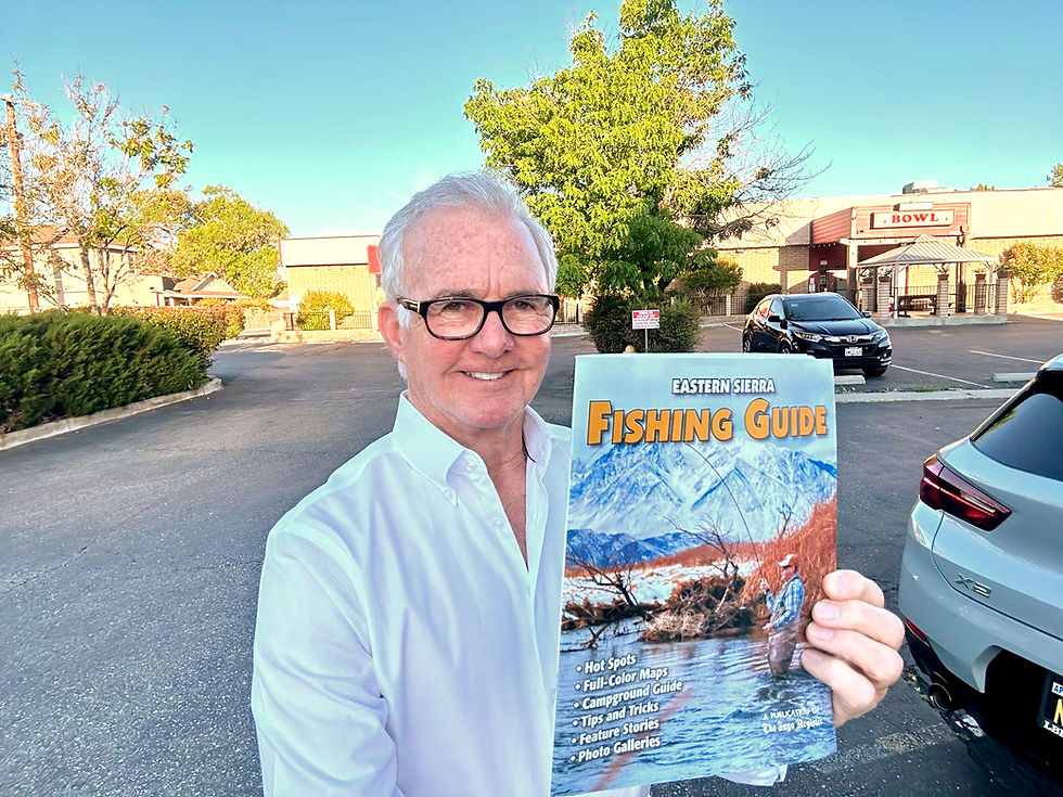 Jeff Potter with the Eastern Sierra Fishing Guide—a reminder that good information is often the most important piece of gear.