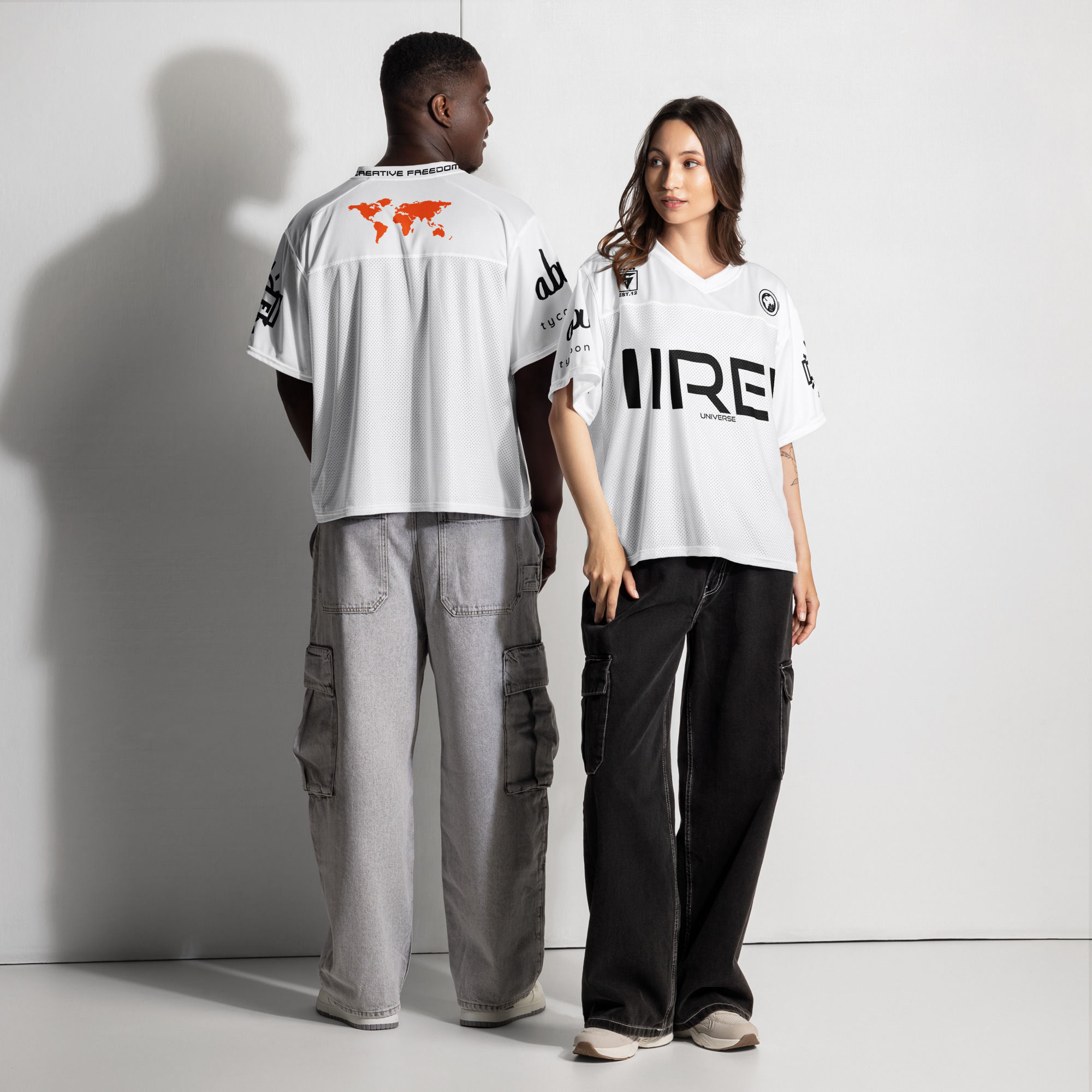 IIREI White Boxy Football Jersey | South African Label Streetwear