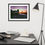 Thumbnail: Melting sunset Framed photo paper poster