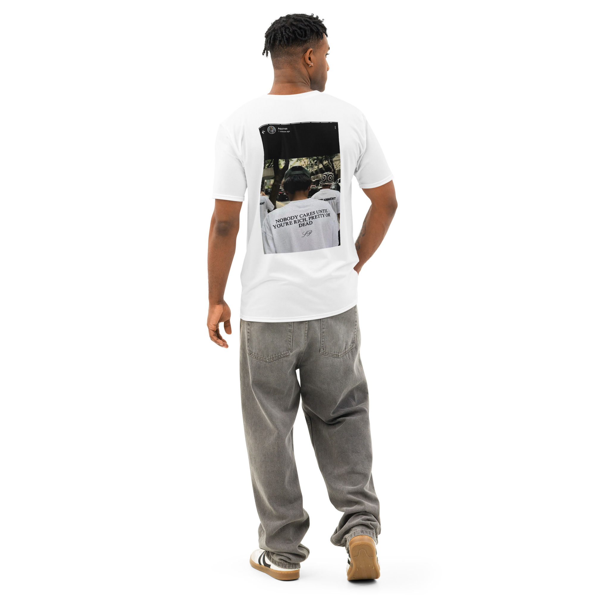 10. Take care of yourself (5 Dots Cotton Crew Neck T-Shirt)