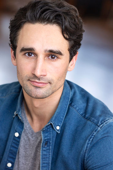 Theatrical headshot with strong eye contact and professional studio lighting — Chicago actor photographer