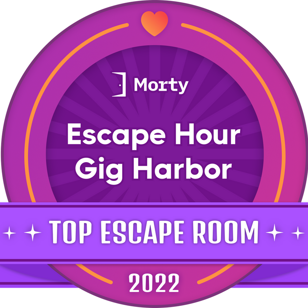 Escape Hour Gig Harbor wins Morty Best Escape Room Award
