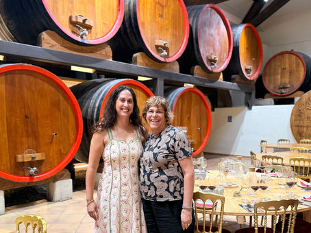 Mindy and Suzie of Aiken Trips wine tasting