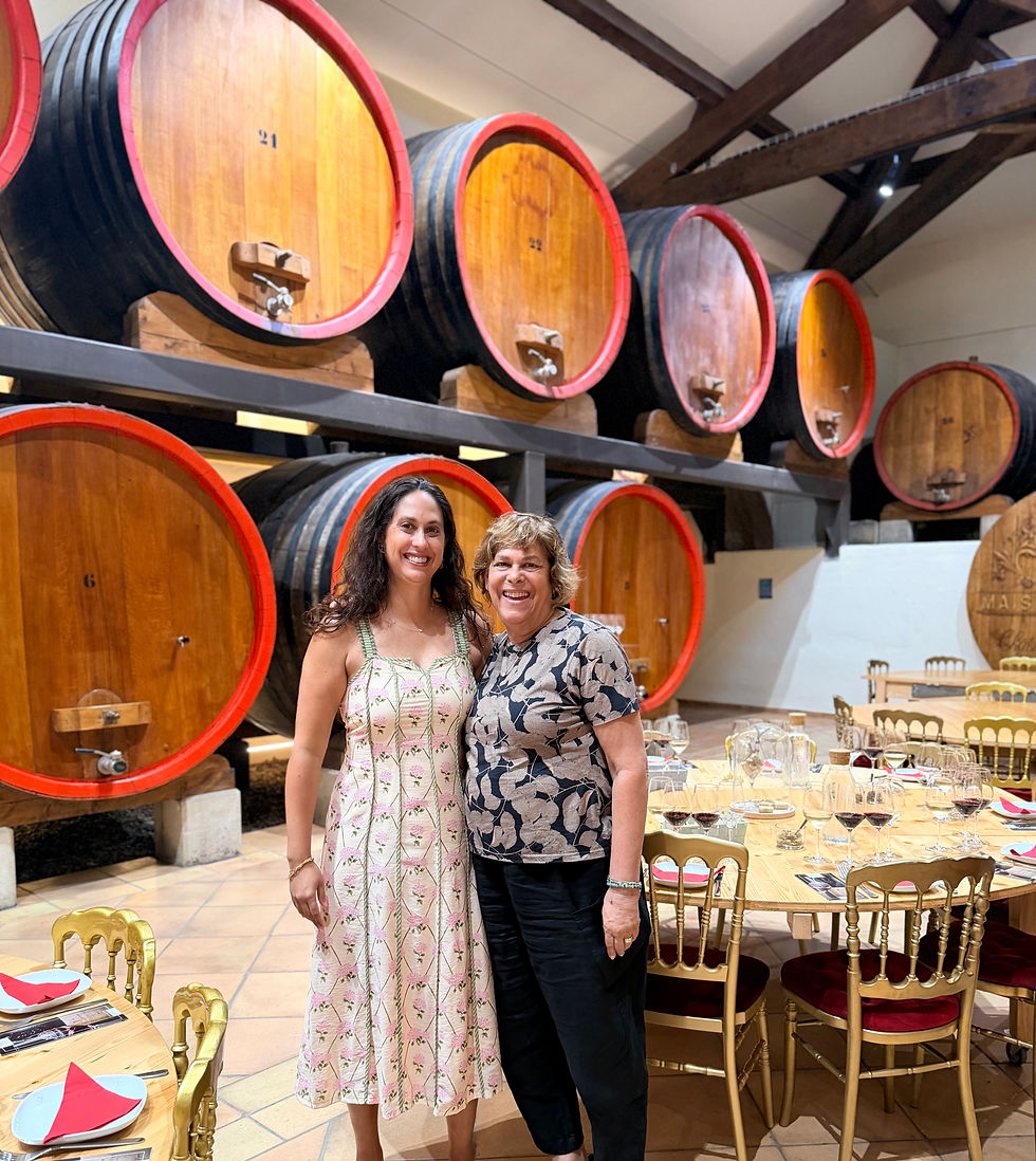 Mindy and Suzie of Aiken Trips wine tasting