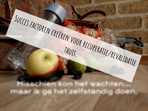 Succes factoren creëren voor recuperatie/revalidatie thuis.