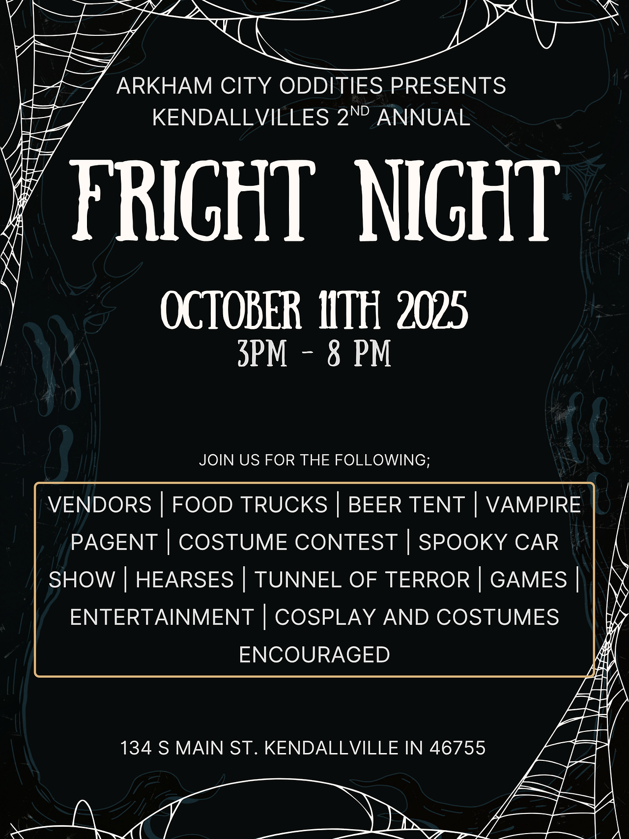 Fright Night 2025 Flyer