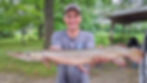 Record Gar caught at Chain O Lakes State Park, Photo credit to Jay Koontz