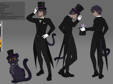 Takeo's new design reference sheets