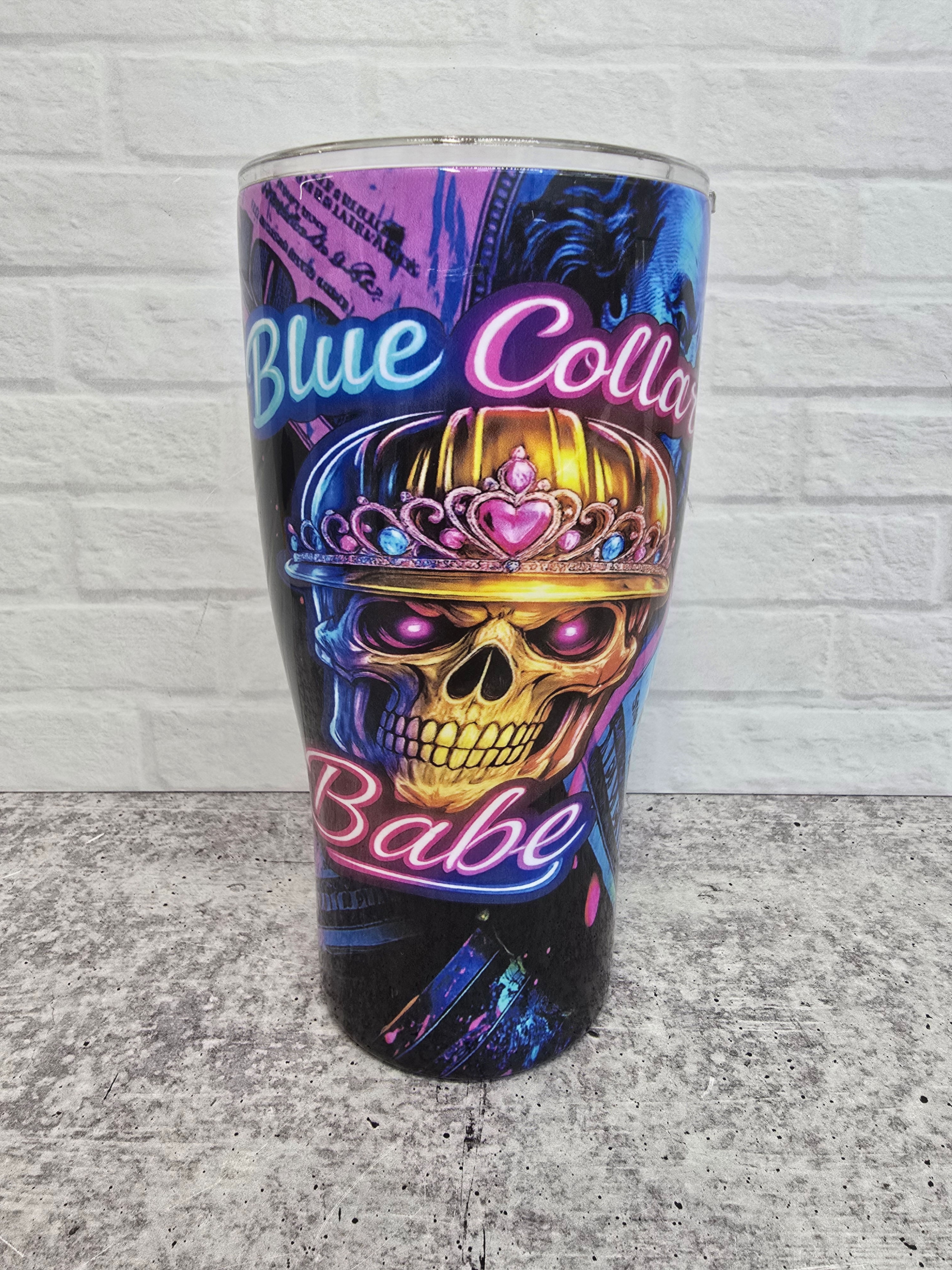 Blue Collar Babe 30oz Tumbler