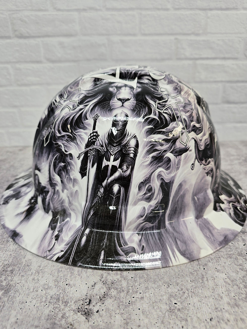 Thumbnail: Armor of God Custom Hydro Dipped Hard Hat