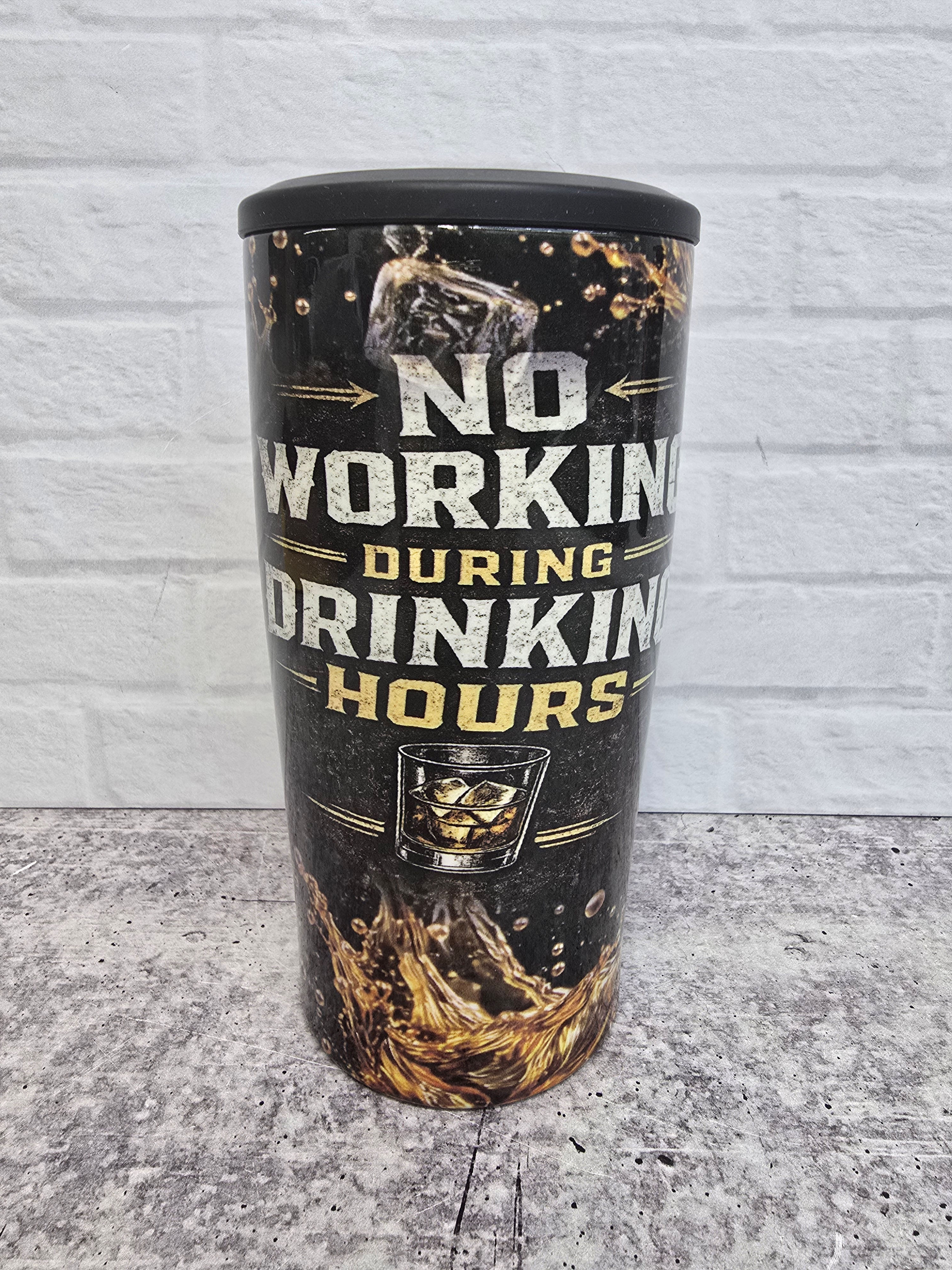 No Working During Drinking Hours Koozie