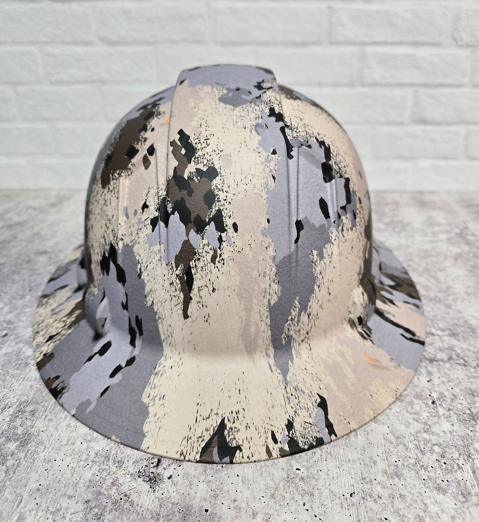 Thumbnail: Fractical Camo Custom Hydro Dipped Hardhat