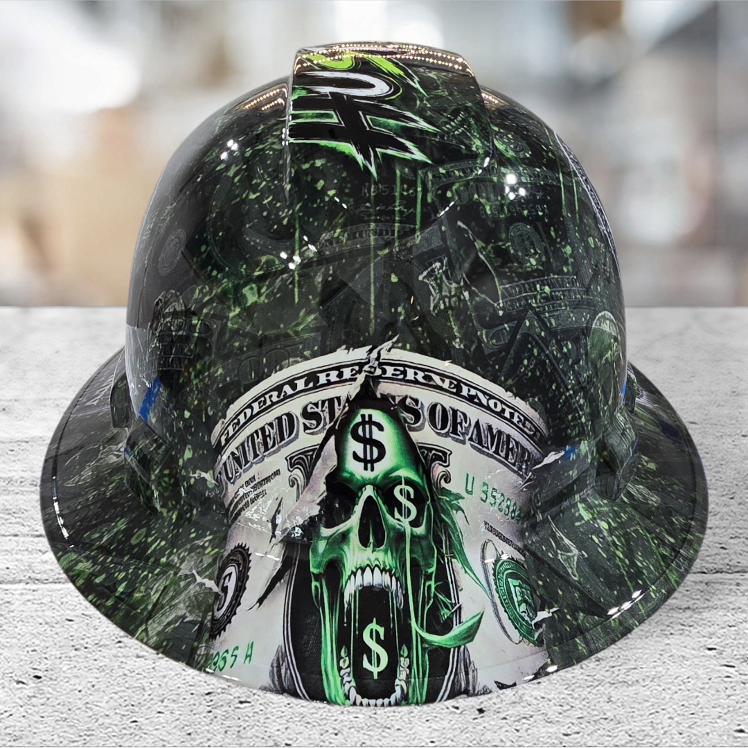 Make the Money Custom Hydro Dipped Hard Hat
