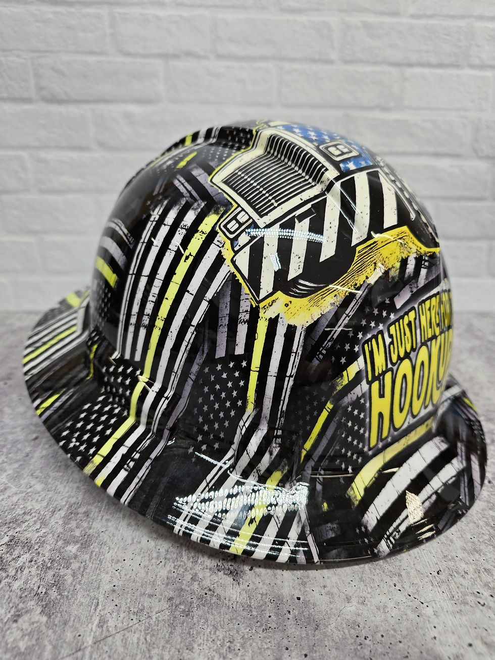 Thumbnail: Tow Truck Custom Hydro Dipped Hardhat