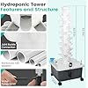 Thumbnail: 2025 Hydroponic Growing Tower System Kit, 50 Slots Garden Tower