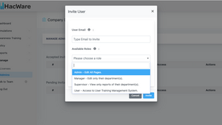 How to Invite an Admin User to the HacWare Client Portal