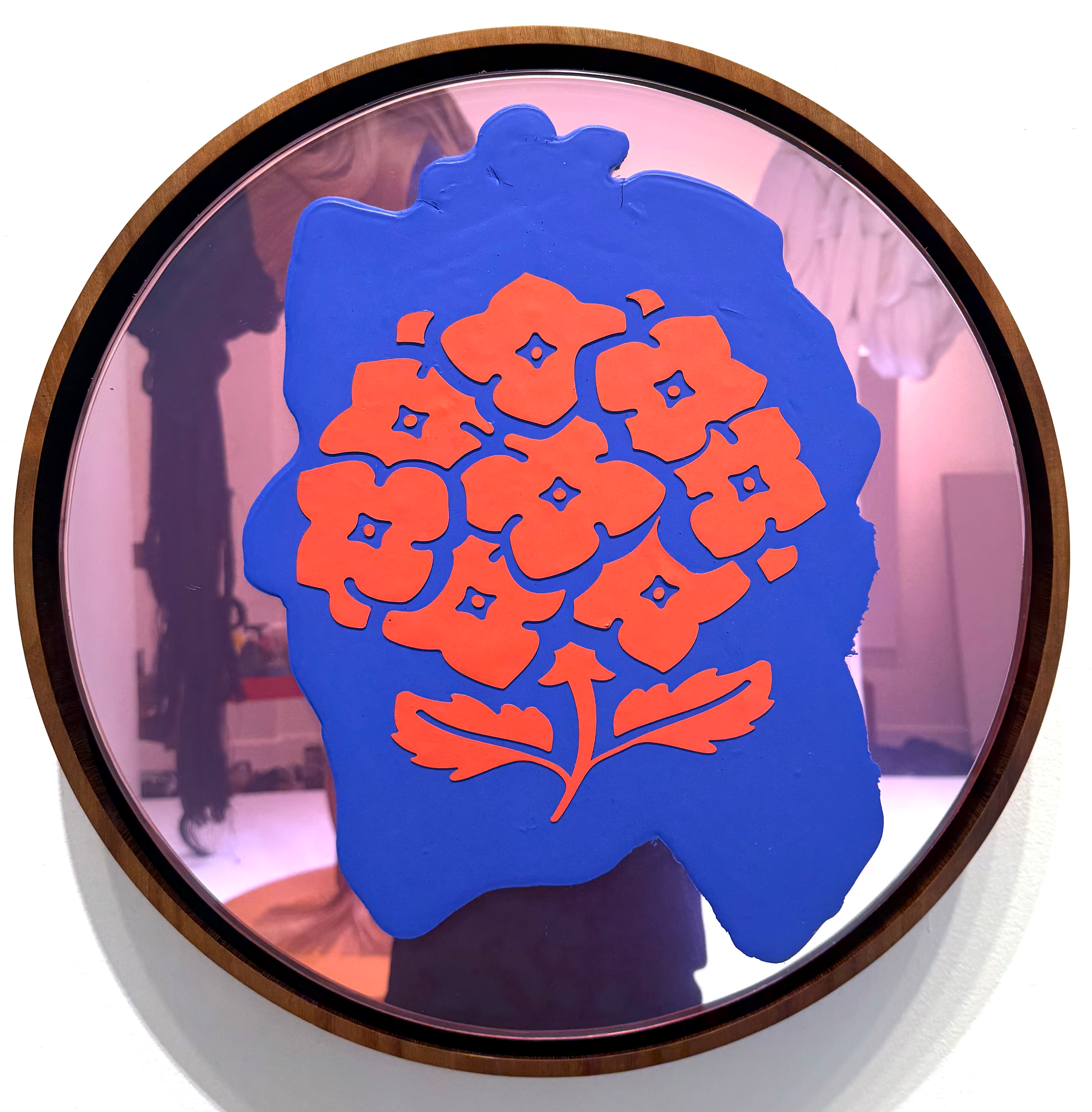 Petal Reflections (Orange & Royal Blue), 2025