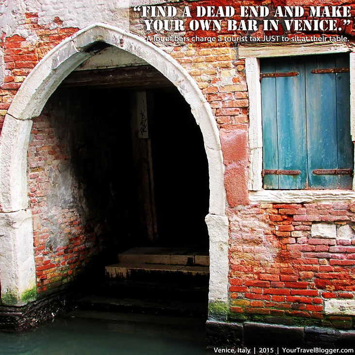 Make a Bar in Venice