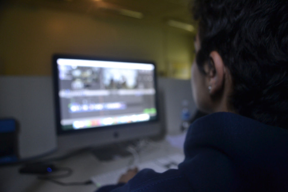 Editando o documentário