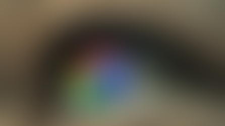 Google logo shows in a womans eye