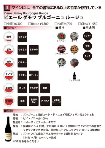 Pierre Damoy Bourgogne Rouge (ピエール ダモワ ブルゴーニュ