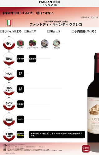 Fontodi Chianti Classico フォントディ・キャンティ クラシコ | BOQUERIA