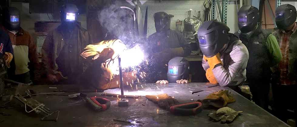 Welding 101. 10 am - 2 pm (3) Saturdays 2024 $600