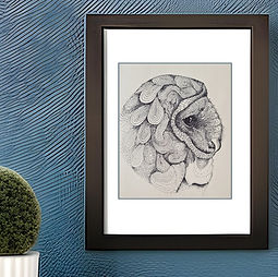 Portrait of an Owl Wall Art by Amy Wheeler-Harris