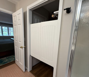 Large closet in the master bathroom of Fireside Retreat vacation rental