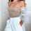 Thumbnail: Sheer Organza Bridal Sleeves