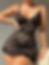 Stunning black lace lingerie set on a model, highlighting the intricate floral lace details and elegant silhouette.