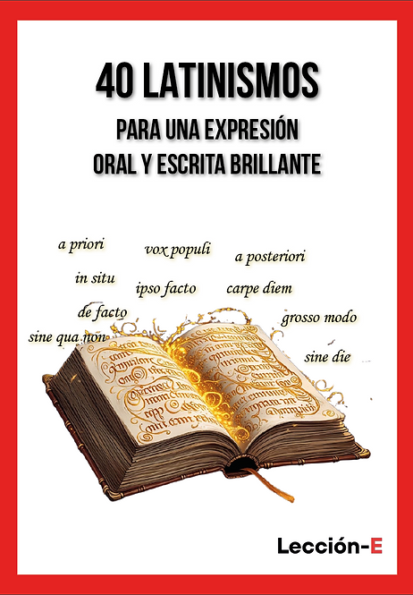 Portada 40 Latinismos
