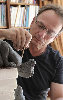 Portrait de Pierre Picheny artiste sculpteur