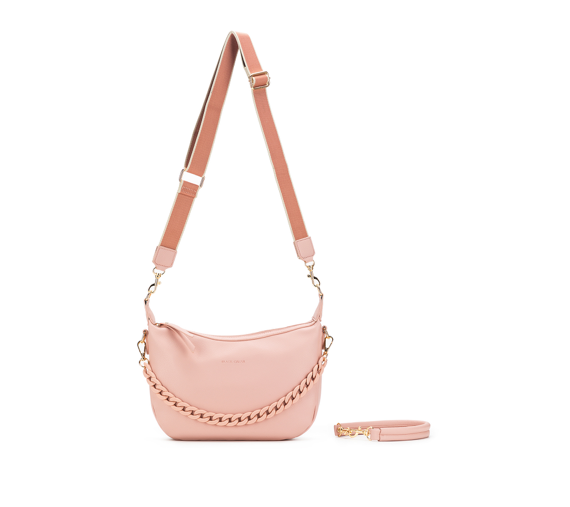 Thumbnail: BLACK CAVIAR DESIGNS - Adele Shoulder & Crossbody Bag in Blush Pink
