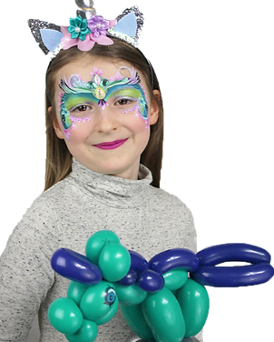 Glitter Balloon modelling and face paint near me. Wandsworth Putne Tooting Chelsea London kensington victoria herne hill se1 se2 camberwell Beckenham Bromley Chislehurst Shortlands