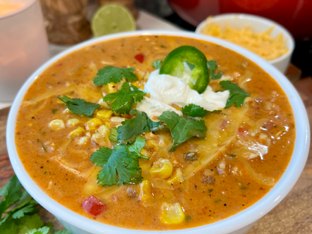 Creamy Chicken Enchilada Soup