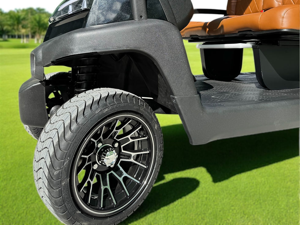 Golf cart KleverEco-4L wheel view