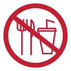 No food or drinks allowed